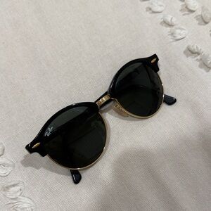 Ray-Ban Black and Gold Sunglasses